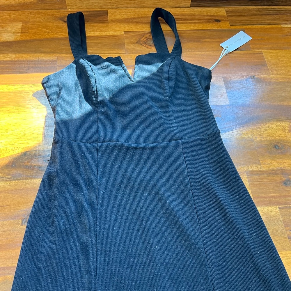 Black mini dress
